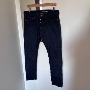 H&M Men's Dark Blue Slim Low Rise Jeans